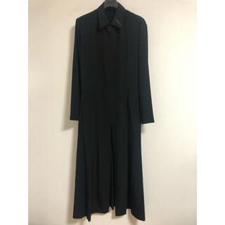 ヨウジヤマモト(Yohji Yamamoto)のTA/TUXEDO W-FC ZIP DRESS(ステンカラーコート)