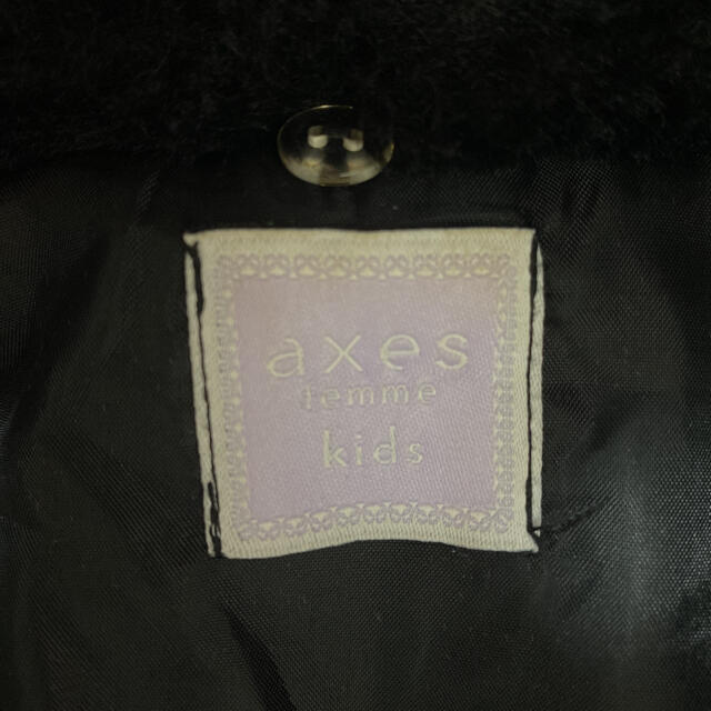 axes femme(アクシーズファム)のアクシーズファムキッズ　ケープ付きコート　150 キッズ/ベビー/マタニティのキッズ服女の子用(90cm~)(コート)の商品写真