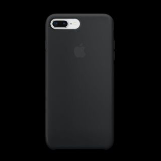 アップル(Apple)の【新品・未使用】iPhone 8 Plus 純正 シリコンケース ブラック(iPhoneケース)