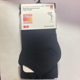 ユニクロ(UNIQLO)のヒートテック　ニットレギンス（十ニ分たけ）M/L(レギンス/スパッツ)