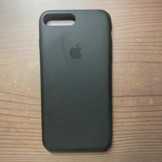 アップル(Apple)のiPhone 8 Plus 純正 シリコンケース グレー(iPhoneケース)