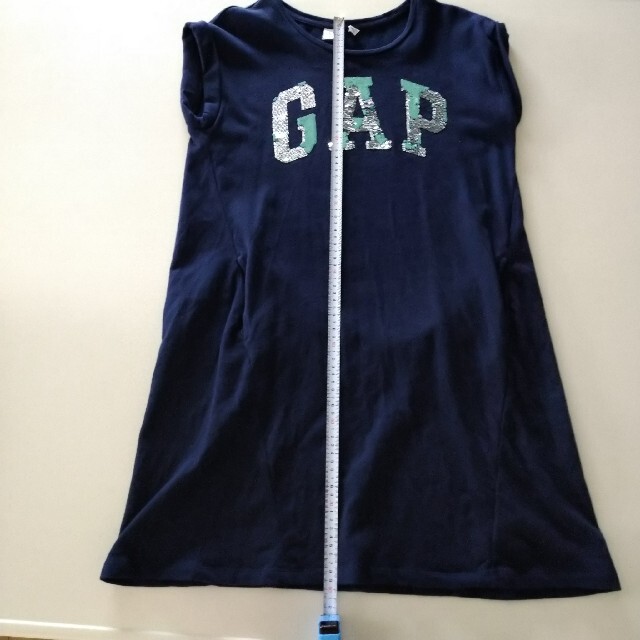 GAP Kids(ギャップキッズ)のGAP ワンピース　160サイズ　半袖Tシャツ　チュニック キッズ/ベビー/マタニティのキッズ服女の子用(90cm~)(ワンピース)の商品写真