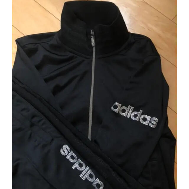 adidas(アディダス)の美品☆ スワロフスキー付き　アディダスジャージ上下 レディースのトップス(トレーナー/スウェット)の商品写真