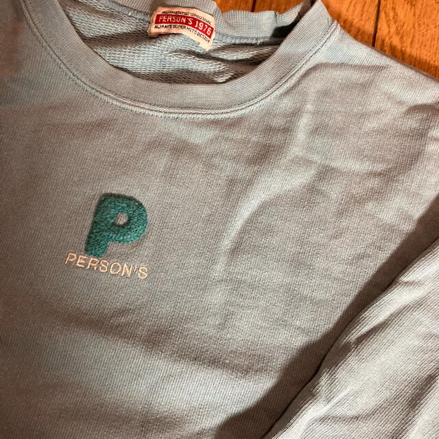 PERSON'S(パーソンズ)のパーソンズトレーナー水色130 キッズ/ベビー/マタニティのキッズ服男の子用(90cm~)(Tシャツ/カットソー)の商品写真