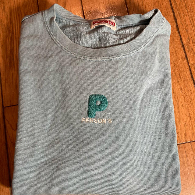 PERSON'S(パーソンズ)のパーソンズトレーナー水色130 キッズ/ベビー/マタニティのキッズ服男の子用(90cm~)(Tシャツ/カットソー)の商品写真