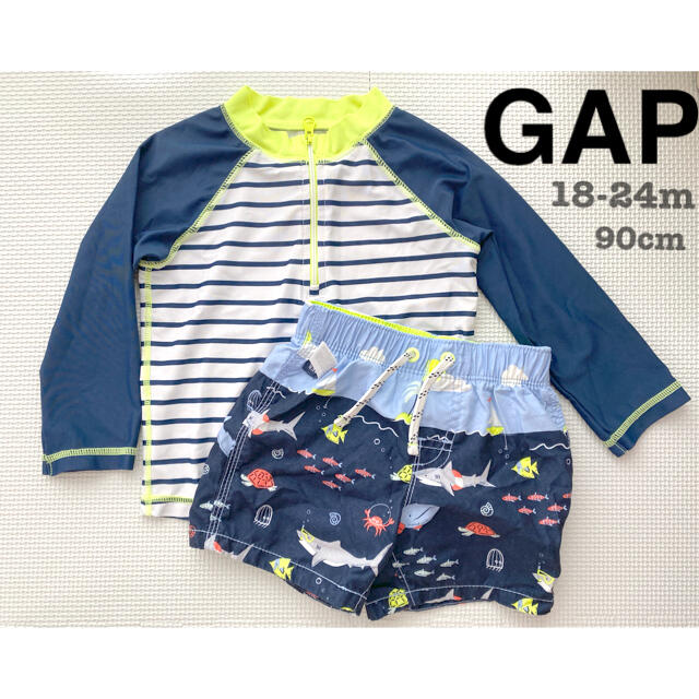 babyGAP(ベビーギャップ)のbaby GAP ベビーギャップ ラッシュガード 水着  18-24m キッズ/ベビー/マタニティのキッズ服男の子用(90cm~)(水着)の商品写真