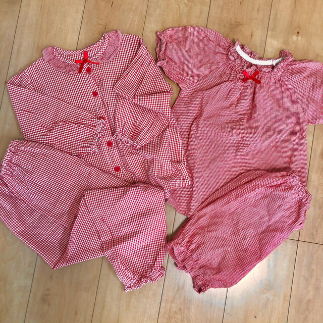専用♡パジャマ２点セット　110 キッズ/ベビー/マタニティのキッズ服女の子用(90cm~)(パジャマ)の商品写真