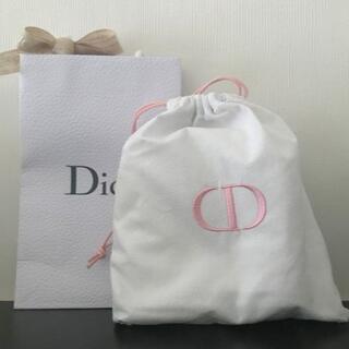 クリスチャンディオール(Christian Dior)のショッパー付き★ディオール-Dior-　ノベルティ　タオル　ヘアバンド(ポーチ)