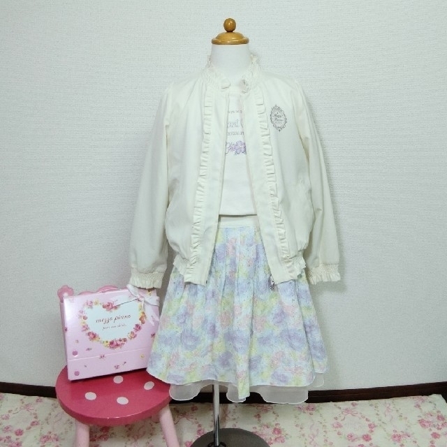 mezzo piano junior(メゾピアノジュニア)のマカロン様専用696&705&803おまとめ キッズ/ベビー/マタニティのキッズ服女の子用(90cm~)(ジャケット/上着)の商品写真