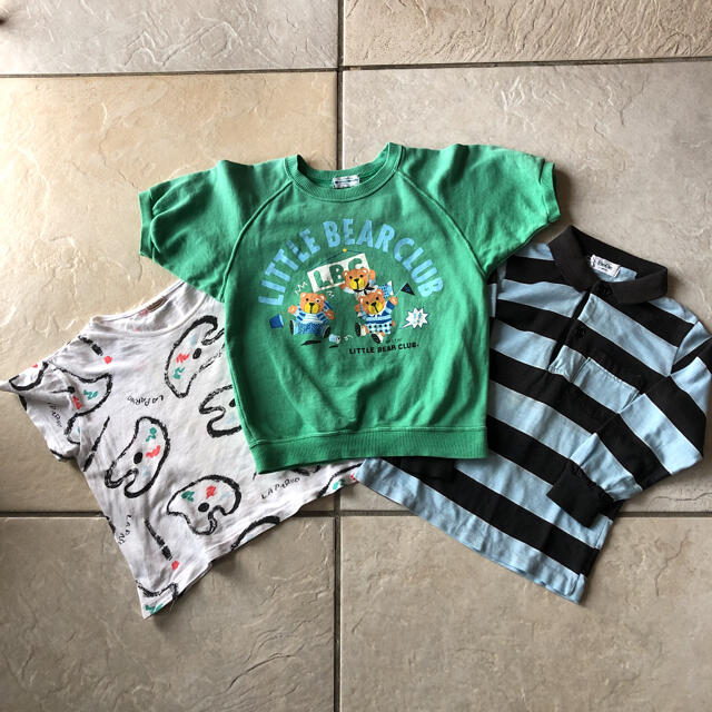 BeBe(ベベ)の100 トップス　3枚 キッズ/ベビー/マタニティのキッズ服男の子用(90cm~)(Tシャツ/カットソー)の商品写真