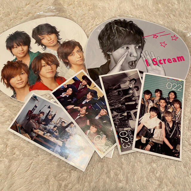 Kis-My-Ft2(キスマイフットツー)の感謝sale❤️5422❤️藤ヶ谷　Hey!Say!BEST うちわ　会報 エンタメ/ホビーのタレントグッズ(アイドルグッズ)の商品写真