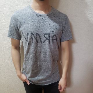 ダブルジェーケー(wjk)のCrew neck S/S 2ply damage “ARMY”【送料無料】(Tシャツ/カットソー(半袖/袖なし))