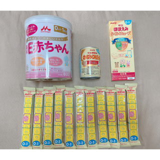モリナガニュウギョウ(森永乳業)のE赤ちゃん缶ミルク800g ほほえみキューブ　13本(その他)