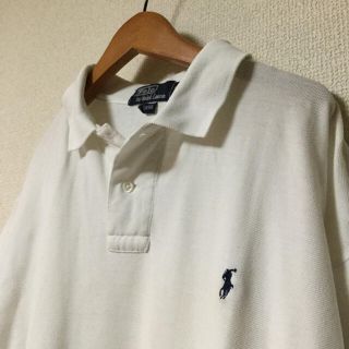 ポロラルフローレン(POLO RALPH LAUREN)の【オールド】③白POLO Ralph Lauren  made  in usa(ポロシャツ)