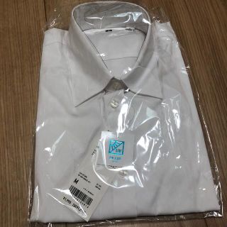 ユニクロ(UNIQLO)のユニクロ　UVカットストレッチブロードシャツ（七分袖）ホワイトM(シャツ/ブラウス(長袖/七分))