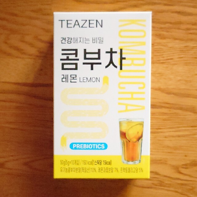 TEAZEN コンブチャレモン 10包 コスメ/美容のダイエット(ダイエット食品)の商品写真