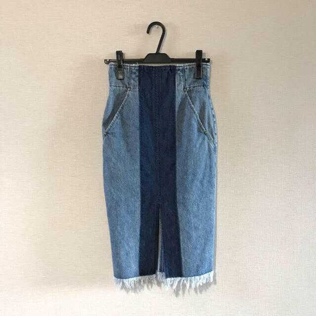 mame(マメ)の【mame】denim skirt レディースのスカート(ロングスカート)の商品写真