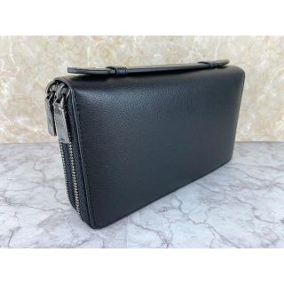 コーチ(COACH)のCOACH ダブルジップ トラベルオーガナイザー  ブラック(セカンドバッグ/クラッチバッグ)