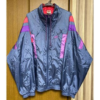 ナイキ(NIKE)の90s NIKE 銀タグ グレータグ ナイロンジャケット マルチカラー(ナイロンジャケット)