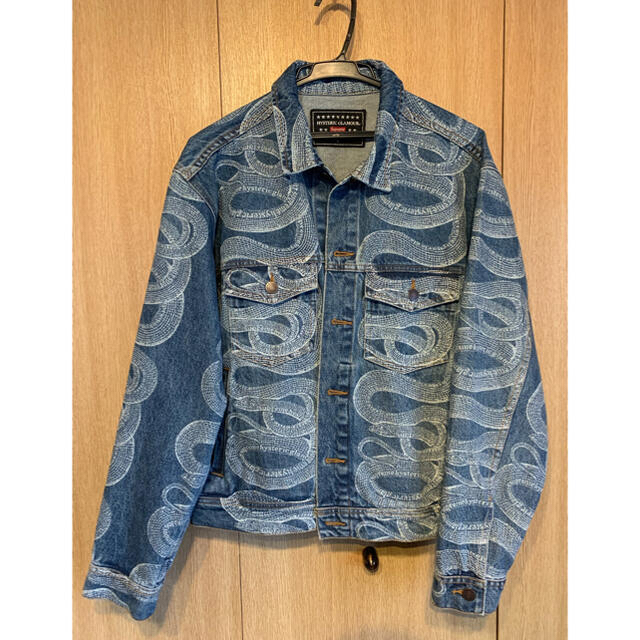 Supreme(シュプリーム)のSupreme Snake Denim Trucker Jacket メンズのジャケット/アウター(Gジャン/デニムジャケット)の商品写真