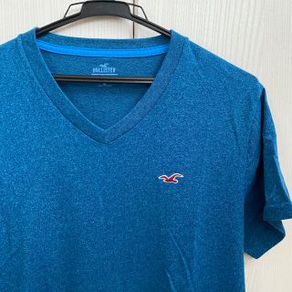 ホリスター(Hollister)の☆美品☆ホリスターのターコイズブルーのTシャツ(Tシャツ/カットソー(半袖/袖なし))