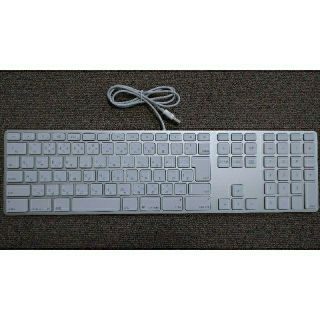 アップル(Apple)のMagic Keyboard（テンキー付き）-日本語（JIS）− シルバー(PC周辺機器)