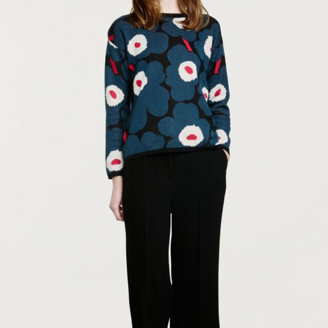 marimekko - marimekko▧ウニッコ柄ニットの通販 by よりみち…'s marimekko - marimekko▧ウニッコ柄ニットの通販 by よりみち…'s