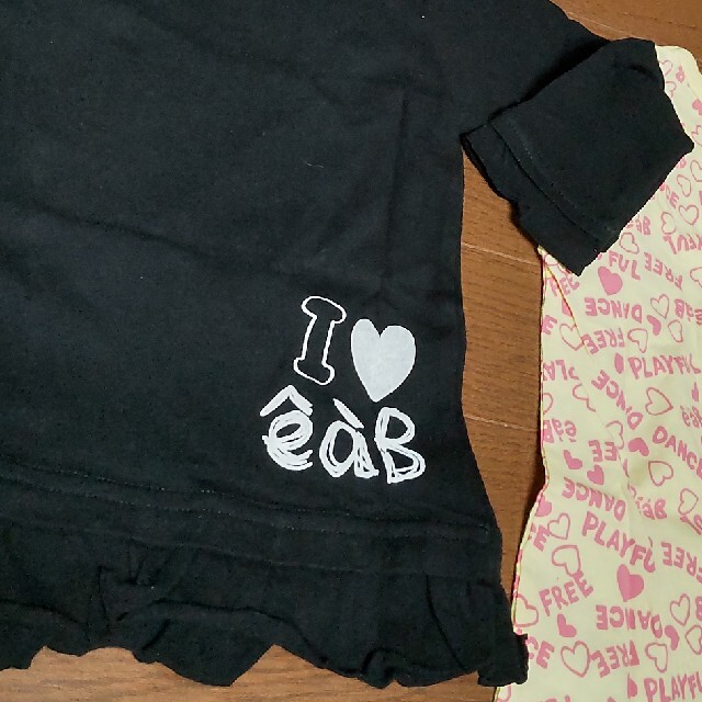 e.a.B(エーアーベー)の新品　e.a.B　三枚セット キッズ/ベビー/マタニティのキッズ服女の子用(90cm~)(Tシャツ/カットソー)の商品写真