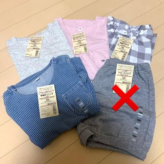 ムジルシリョウヒン(MUJI (無印良品))の無印　キッズ　100サイズ　4点セット　女の子　Tシャツ　チュニック(Tシャツ/カットソー)