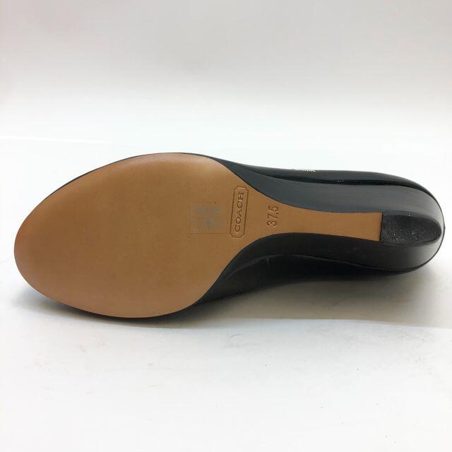 COACH(コーチ)のコーチ パテント パンプス パテントレザー ブラック 37.5（約24cm） レディースの靴/シューズ(ハイヒール/パンプス)の商品写真