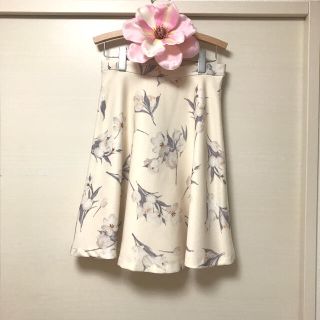 プロポーションボディドレッシング(PROPORTION BODY DRESSING)の🌷お値下げ🌷PROPORTIONの花柄フレアスカート🌷(ひざ丈スカート)