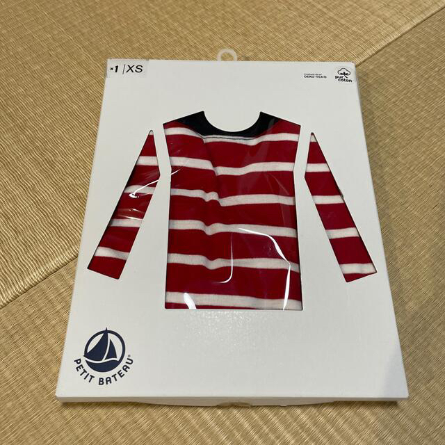 PETIT BATEAU(プチバトー)の新品 プチバトー マリニエール ロンT 箱入り XS レディースのトップス(カットソー(長袖/七分))の商品写真