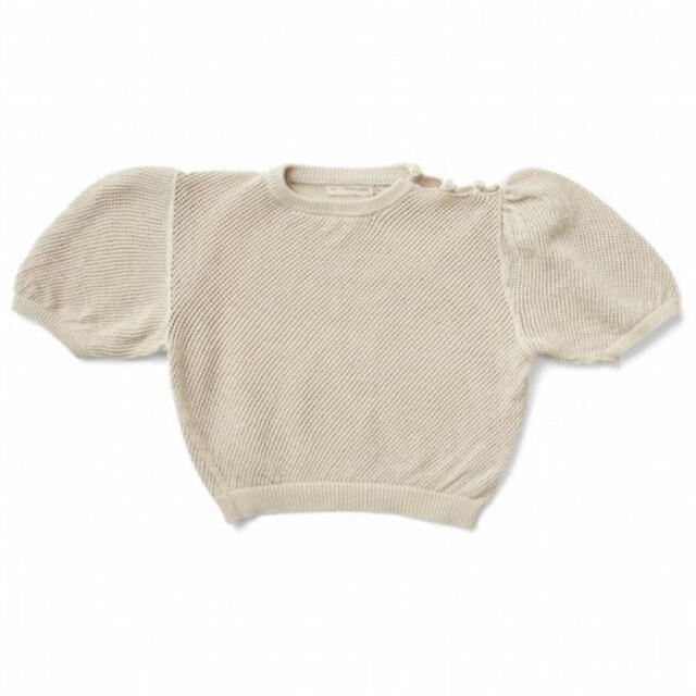 Caramel baby&child (キャラメルベビー&チャイルド)のsoor ploom    mini knit top MILK キッズ/ベビー/マタニティのキッズ服女の子用(90cm~)(ニット)の商品写真