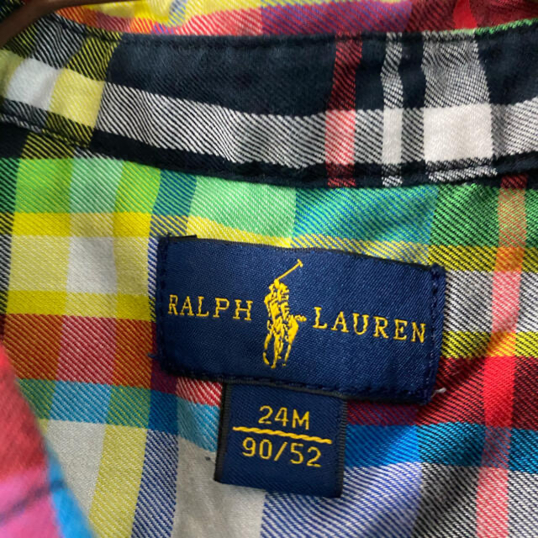 Ralph Lauren(ラルフローレン)のラルフローレン　シャツ　90 デニムセット キッズ/ベビー/マタニティのキッズ服男の子用(90cm~)(ブラウス)の商品写真