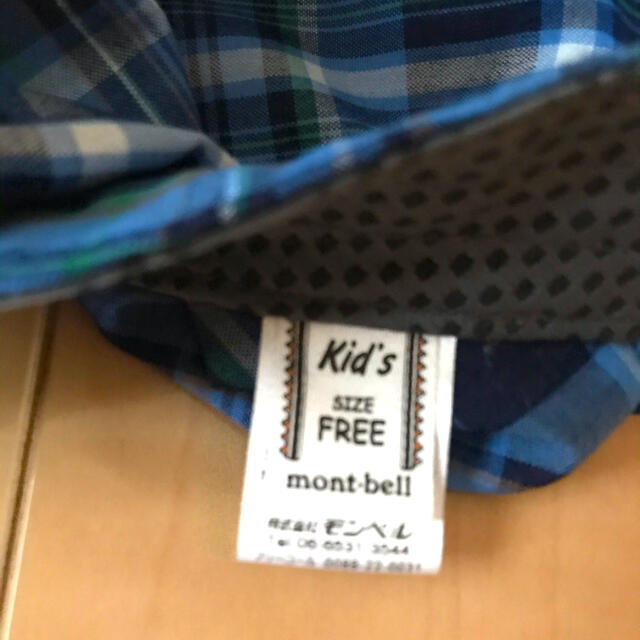 mont bell(モンベル)のモンベル　キッズ　ワークキャップ キッズ/ベビー/マタニティのこども用ファッション小物(帽子)の商品写真