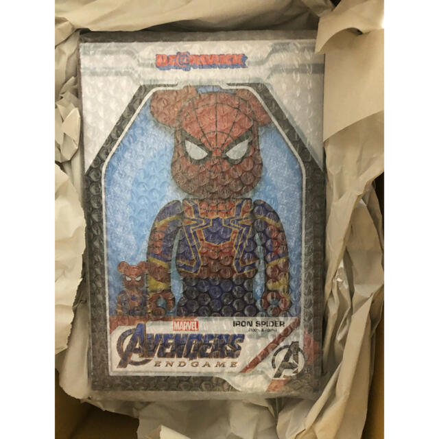 BE@RBRICK IRON SPIDER  100% & 400%