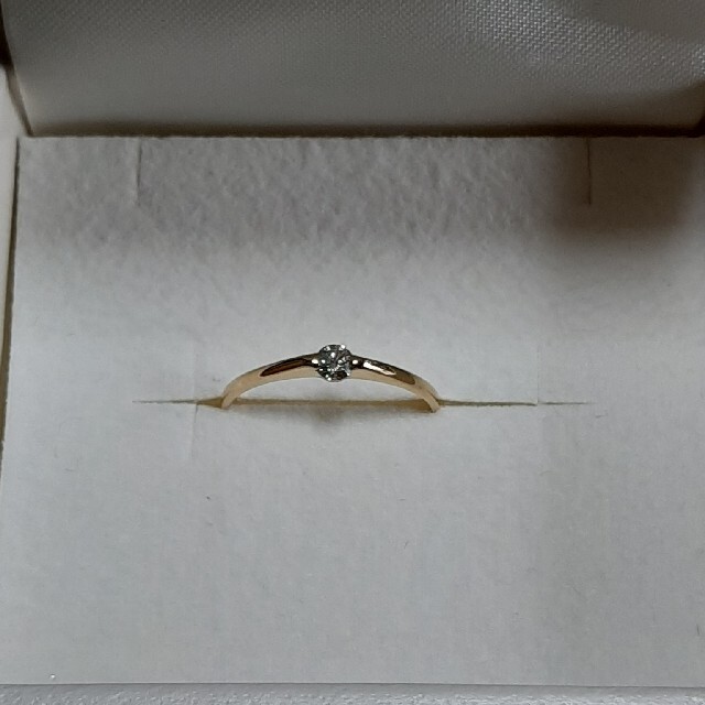 xoxokou様専用　k18YG ダイヤモンドリング レディースのアクセサリー(リング(指輪))の商品写真