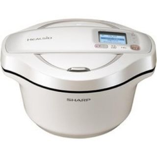 シャープ(SHARP)のSHARP ヘルシオ　ホットクック KN-HW24F-W 新品未使用品(調理機器)