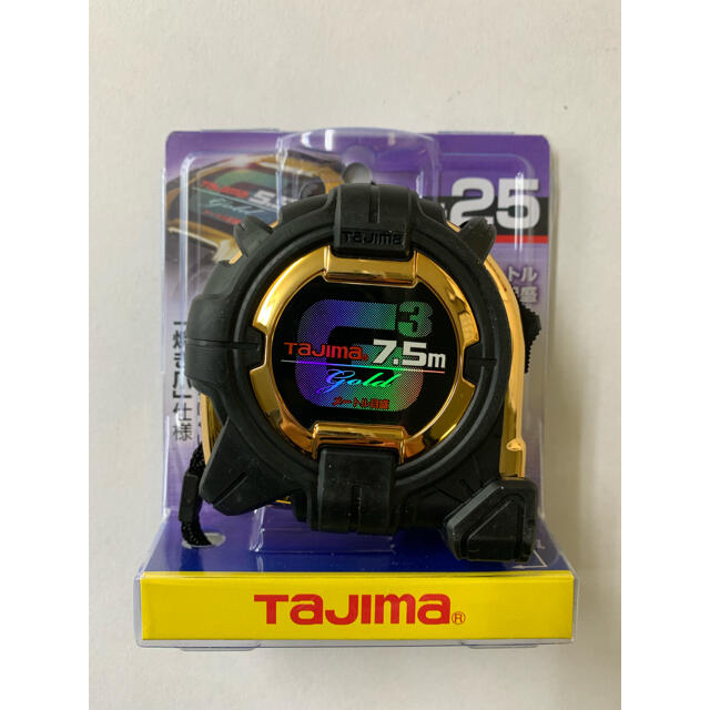 工具/メンテナンスタジマ Tajima スケール G3ゴールドロック G3GL25-75BL×3個