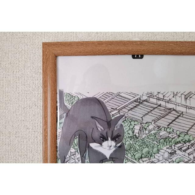 Catzilla in Yanaka! 谷中の大型猫 エンタメ/ホビーの美術品/アンティーク(版画)の商品写真