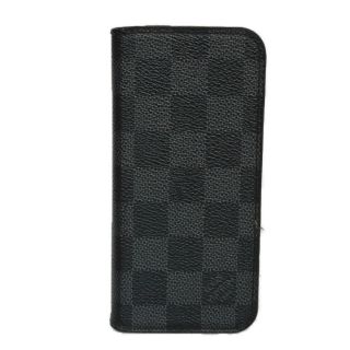 ルイヴィトン(LOUIS VUITTON)のLOUIS VUITTON iPhone 7・フォリオ ダミエ グラフィット(iPhoneケース)