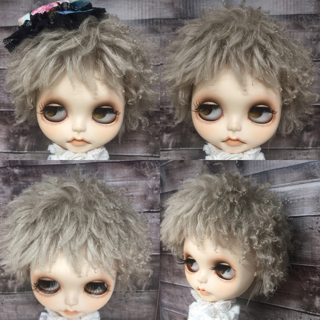 blythe _w-292グレージュ✨トスカナラムフルスキンウィッグ