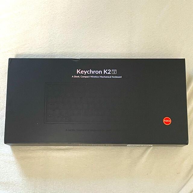 keychron K2 Version2 RGB 茶軸 パームレスト付き スマホ/家電/カメラのPC/タブレット(PC周辺機器)の商品写真