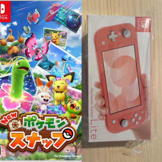 ニンテンドースイッチ(Nintendo Switch)のNintendoSwitch liteとNewポケモンスナップ　セット　新品(家庭用ゲーム機本体)