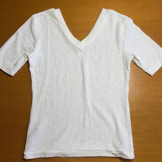 アズールバイマウジー(AZUL by moussy)のリブTシャツ(Tシャツ(半袖/袖なし))