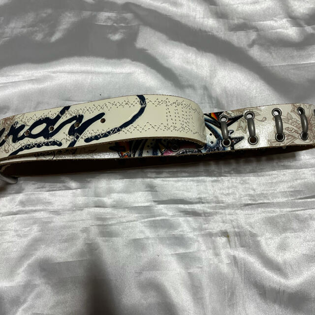 Ed Hardy(エドハーディー)のエドハーディ　レザーベルト　ブルドック  tatto 彫師　LA メンズのファッション小物(ベルト)の商品写真