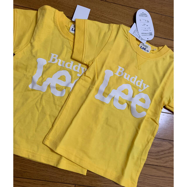 Buddy Lee(バディーリー)のBuddy Lee 半袖Tシャツ 黄色 100cm 双子OK 2枚セット キッズ/ベビー/マタニティのキッズ服男の子用(90cm~)(Tシャツ/カットソー)の商品写真