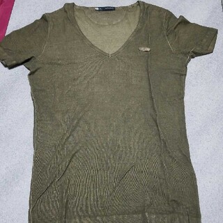 ディースクエアード(DSQUARED2)のDSQUARED2   メンズVネックTシャツ　L(Tシャツ/カットソー(半袖/袖なし))