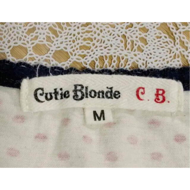 Cutie Blonde(キューティーブロンド)のCutie Blonde ♡ タンクトップ ドット柄 水玉 キューティーブロンド レディースのトップス(タンクトップ)の商品写真