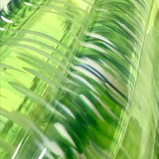 昭和レトロ　マルテイグラス　ハンドクラフト　ガラス花瓶　フラワーベース 6